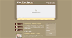Desktop Screenshot of baystardental.com